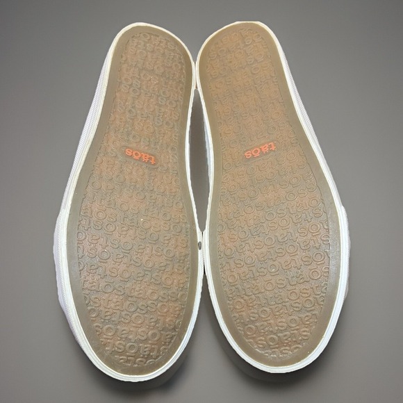 Taos Ez Soul White Canvas Slip On Sneaker Slides Womens Size US 8 - Picture 10 of 10